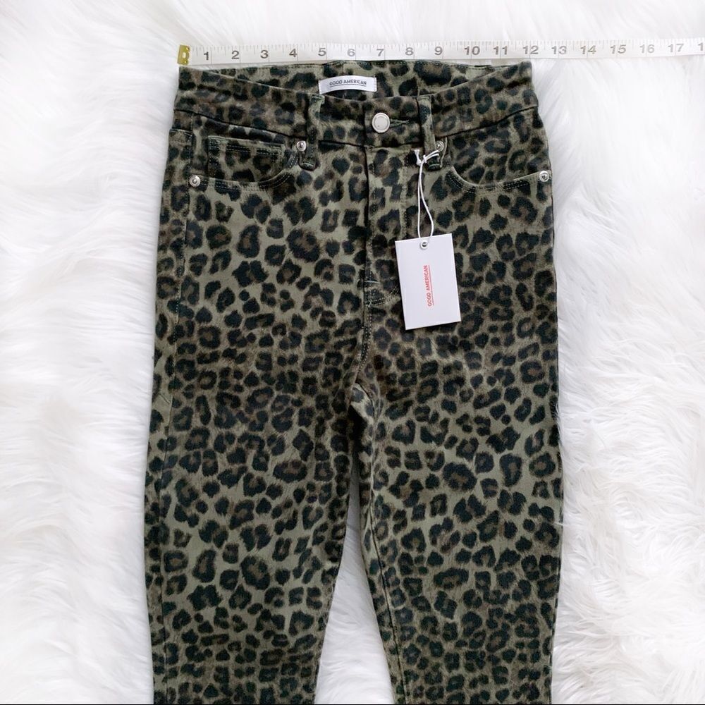 GOOD AMERICAN Good Waist Crop Skinny Jeans! - Picture 5 of 8